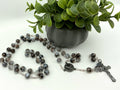 Gunmetal & Silver St. Benedict Rosary